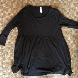 Black top/ babydoll dress